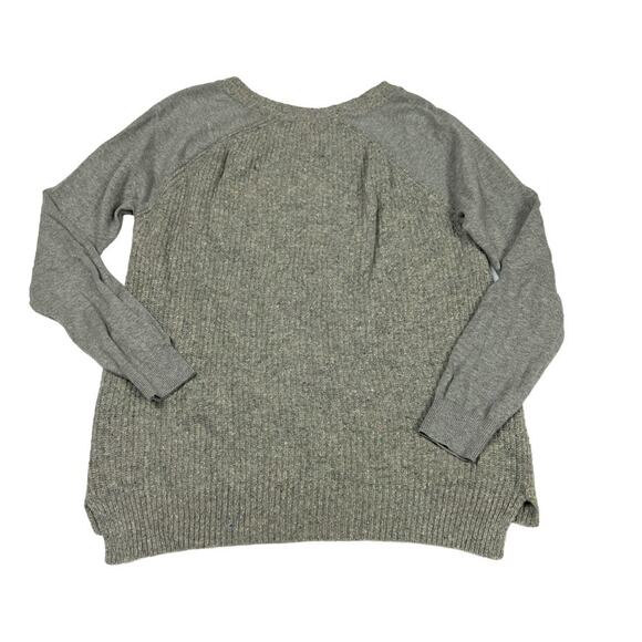 French Connection Sweater Wool Mohair Grey Crew Neck Long Sleeve‎ Women's Medium - Picture 4 of 11